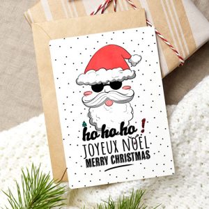 Carte postale illustrée “Père Noël”