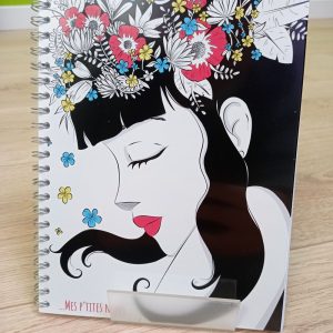 Carnet à spirales / Notebook “Flora” A5