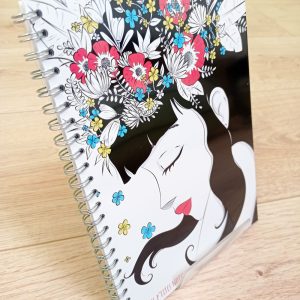 Carnet à spirales / Notebook “Flora” A5